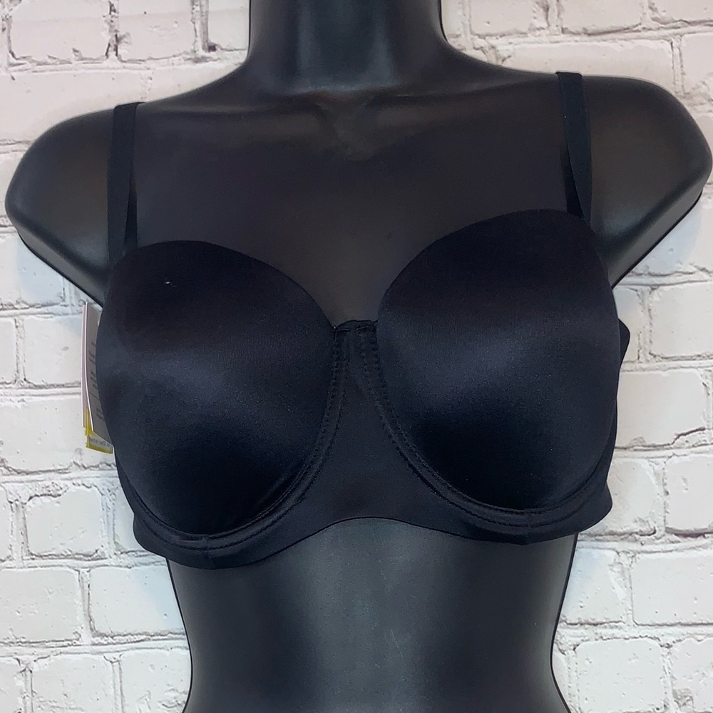 NWT Auden Black Underwire Padded Bra 34E 34DD
